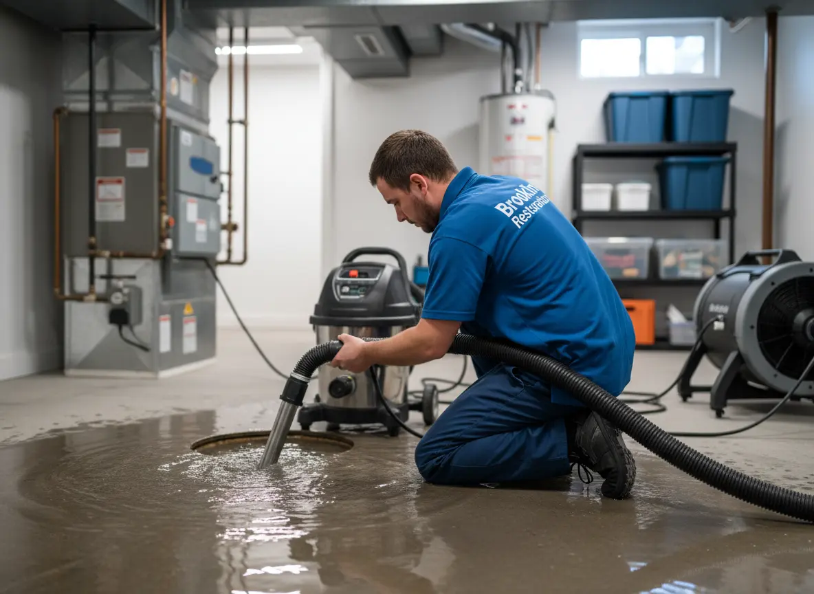 Basement Flood Cleanup in Whitby, ON
