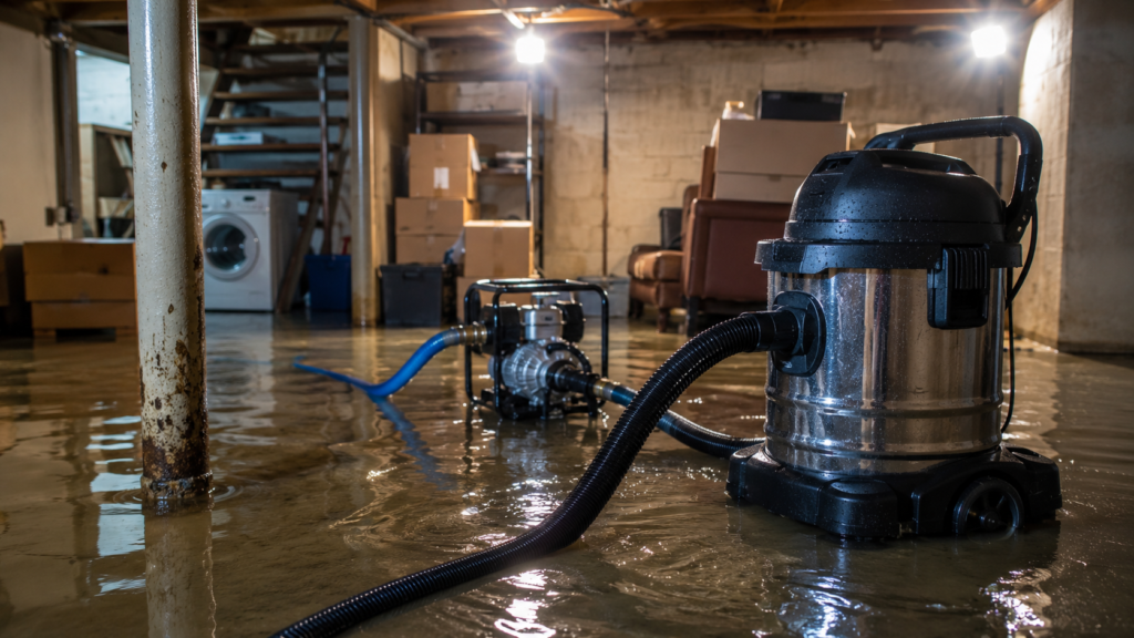 Flooded Basement Cleanup: A Step-by-Step Emergency Guide for Homeowners